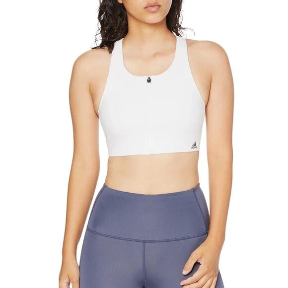 ADIDAS ULT Incl Bra Sports Bras White  Size 40C NWT - Picture 4 of 13